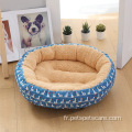 Stock Warm Soft Luxury Luxury Round Chiens Lits